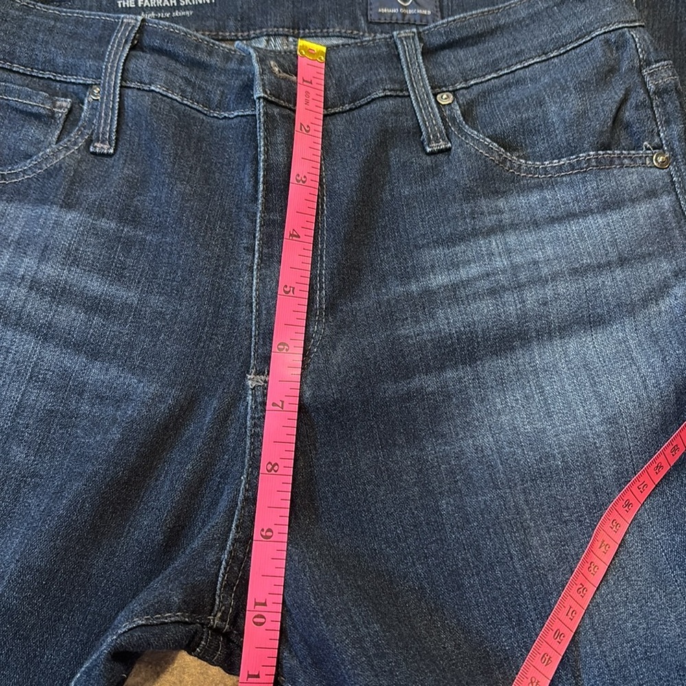 AG  Jeans, The Farrah Skinny-High Rise Skinny. Size 28R. - Picture 11 of 14